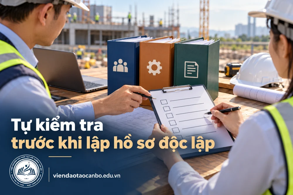 Tự kiểm tra trước khi lập hồ sơ độc lập