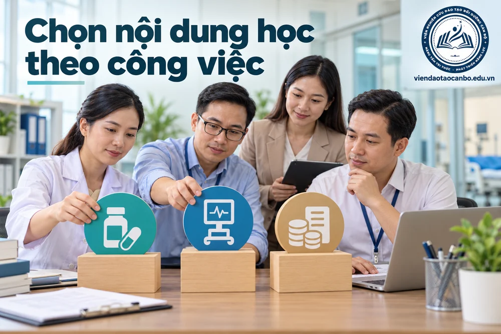 Chọn nội dung học theo công việc