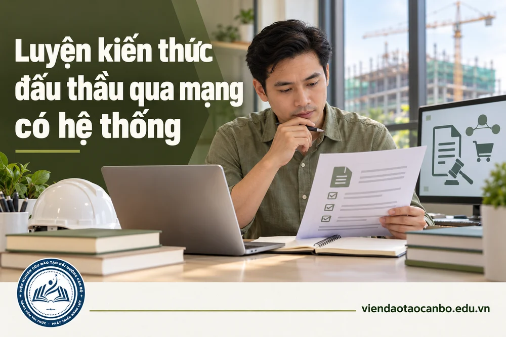 Luyện kiến thức đấu thầu qua mạng có hệ thống