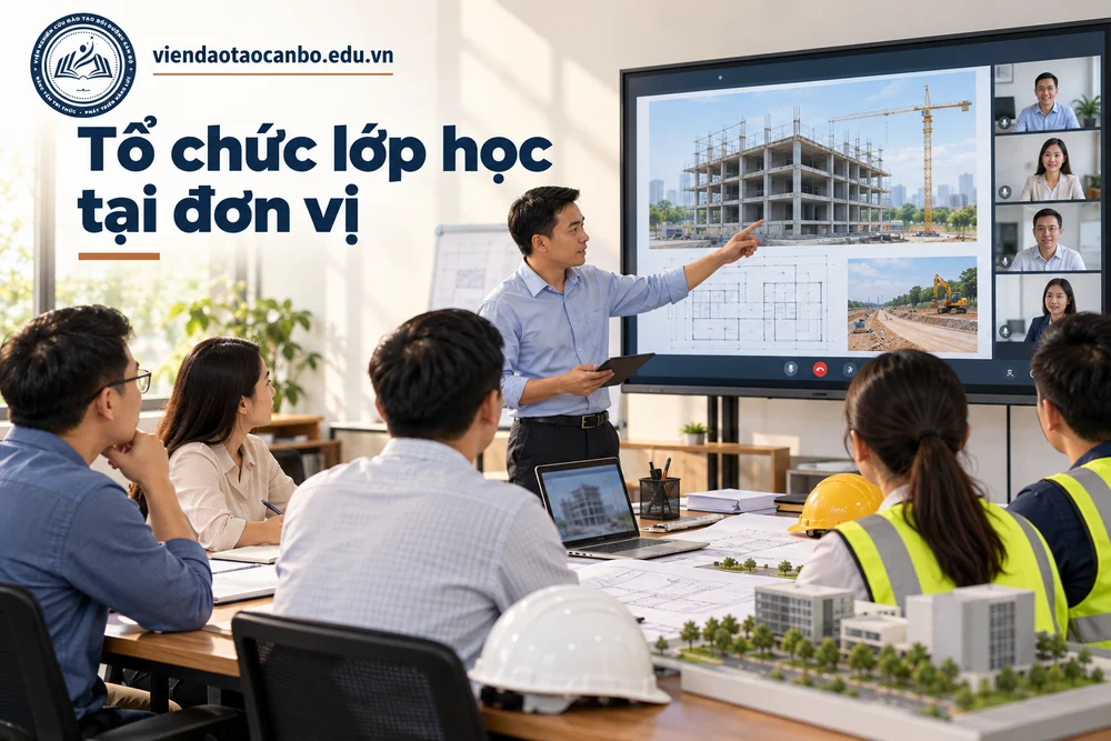 Tổ chức lớp học tại đơn vị