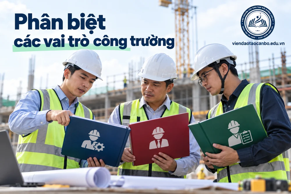 Phân biệt các vai trò công trường