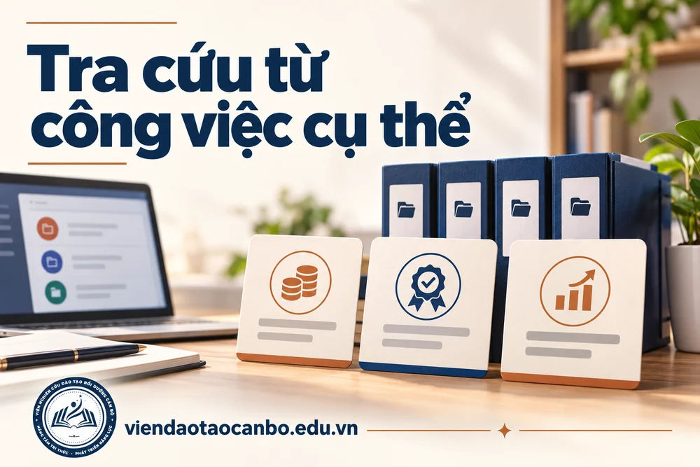 Tra cứu từ công việc cụ thể