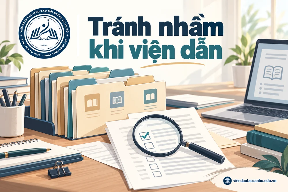 Tránh nhầm khi viện dẫn