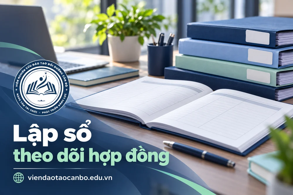 Lập sổ theo dõi hợp đồng