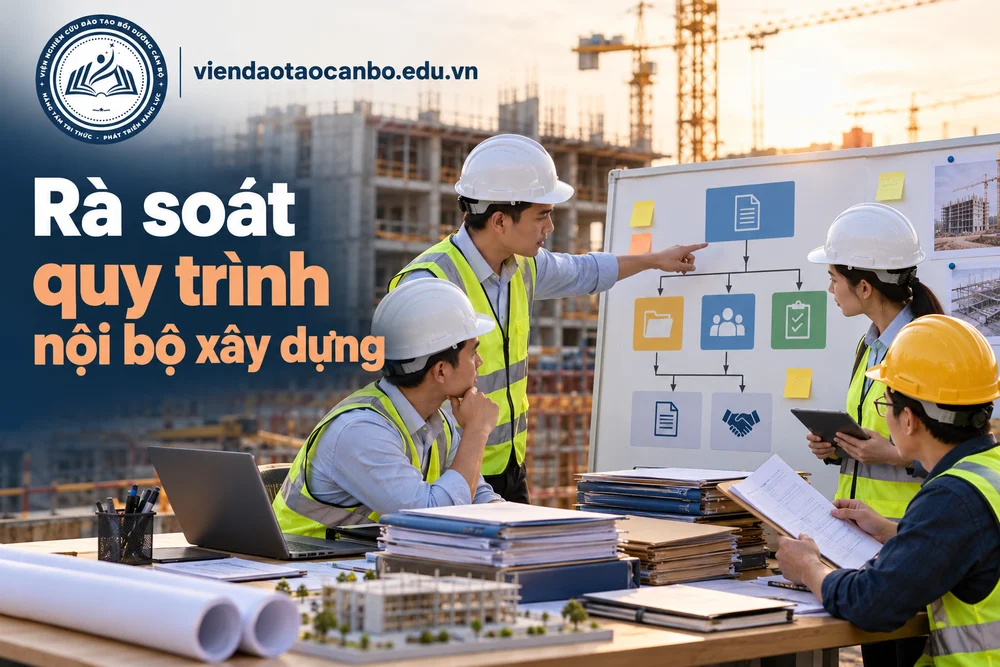 Checklist rà soát quy trình nội bộ theo luật xây dựng mới: biểu mẫu, ma trận ký, hợp đồng mẫu sau 01/7/2026