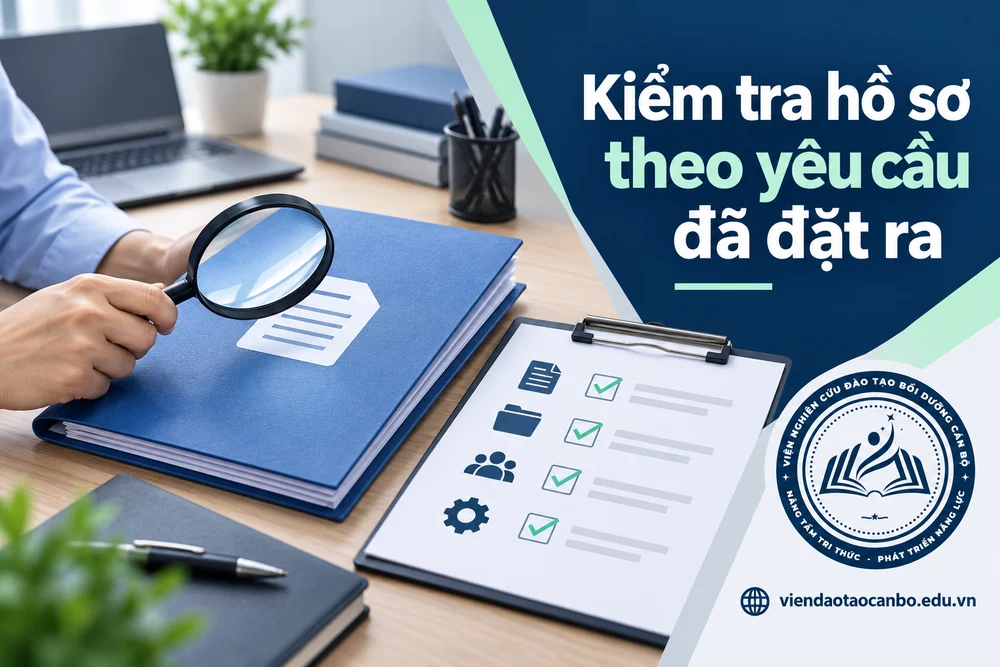 Kiểm tra hồ sơ theo yêu cầu đã đặt ra