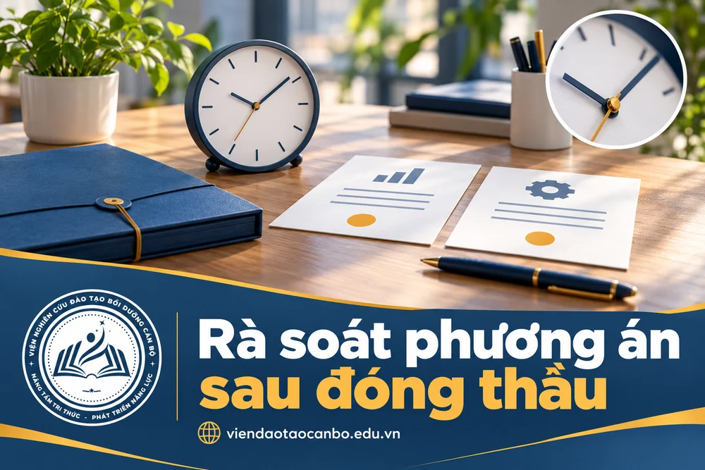 Rà soát phương án sau đóng thầu