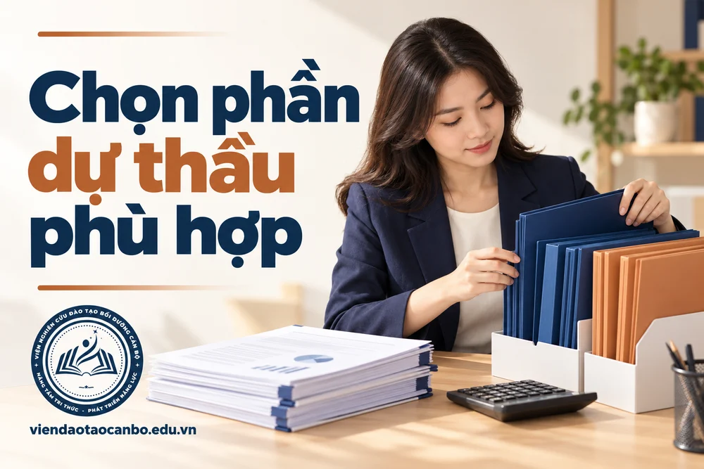 Chọn phần dự thầu phù hợp