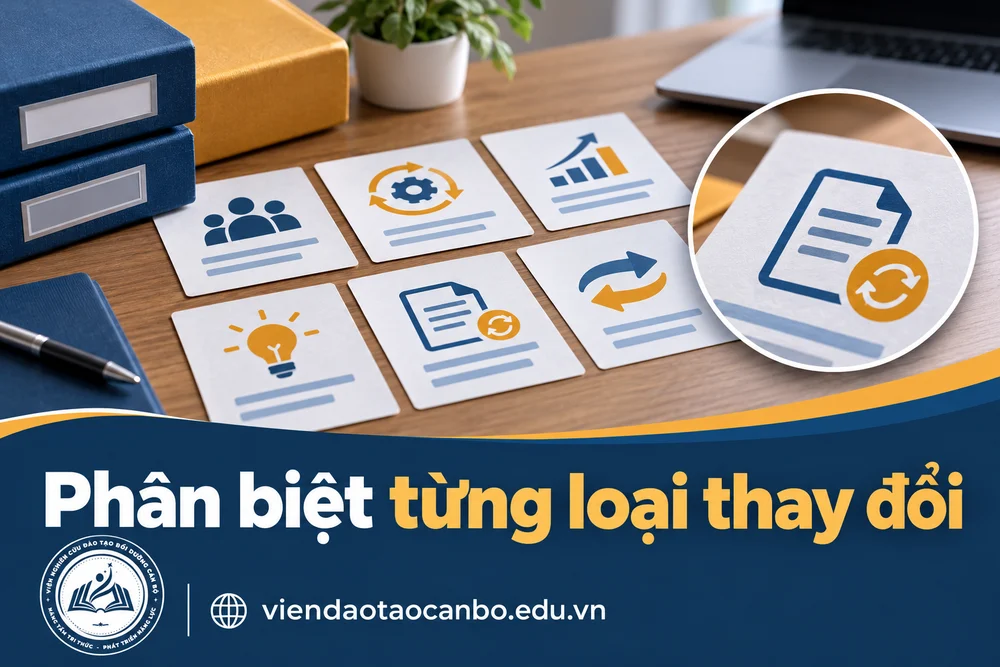 Phân biệt từng loại thay đổi
