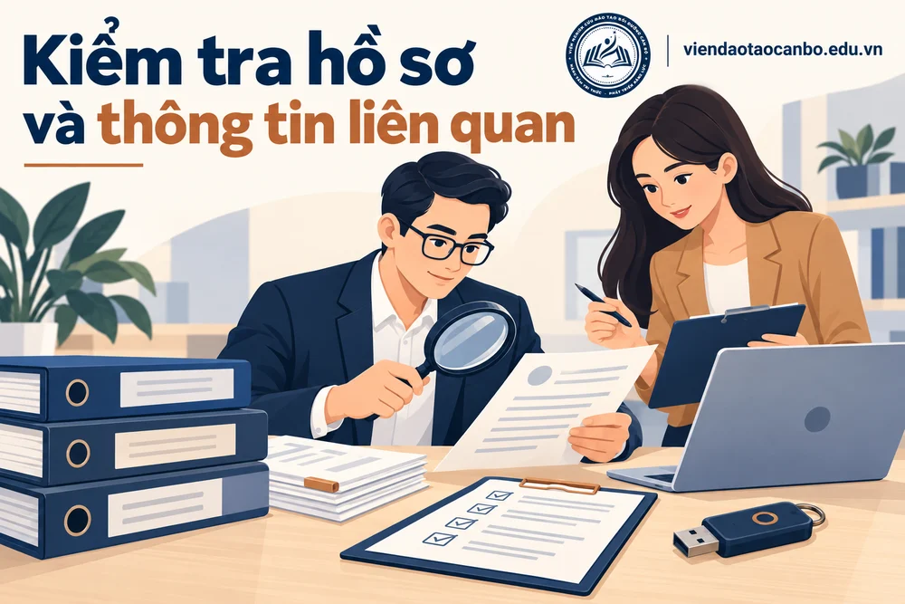 Kiểm tra hồ sơ và thông tin liên quan