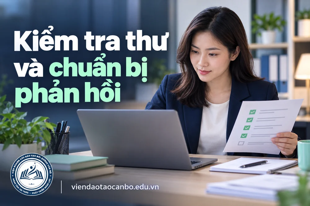 Kiểm tra thư và chuẩn bị phản hồi
