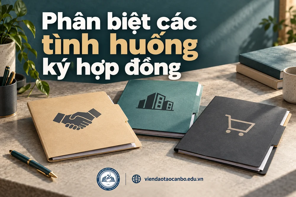 Phân biệt các tình huống ký hợp đồng