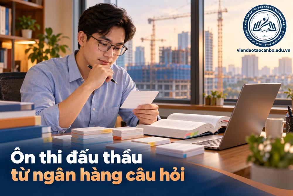 Ngân hàng câu hỏi thi đấu thầu mới nhất 2026 (Thông báo 2775/TB-QLĐT): tải 430 câu, áp dụng từ 10/11/2026
