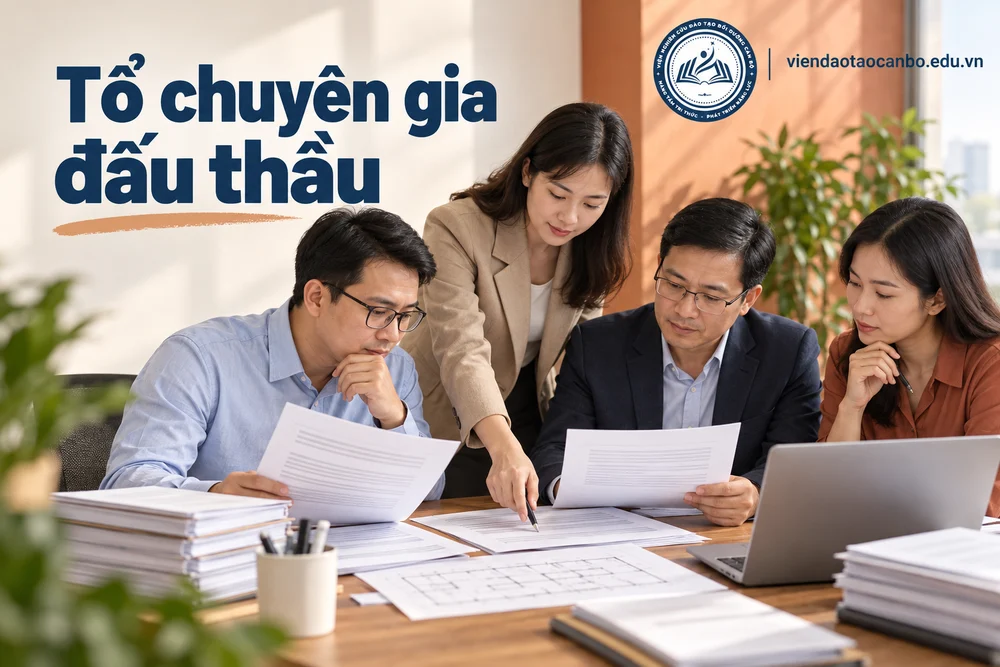 Tổ chuyên gia đấu thầu trong bài tổ chuyên gia đấu thầu: ai thành lập, bao nhiêu người, điều kiện thành viên và 19 tình huống