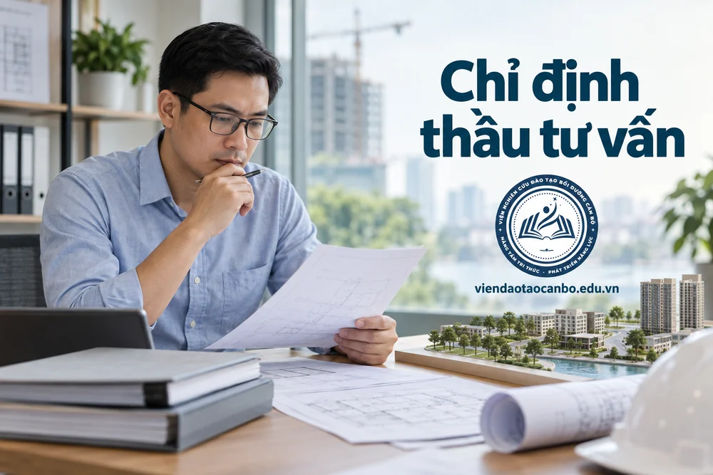 Chỉ định thầu tư vấn trong bài chỉ định thầu tư vấn từ 09/9/2026: hạn mức 03 tỷ, điều kiện, quy trình, Mẫu 1D và 16 tình huống