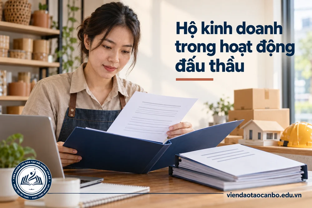 Hộ kinh doanh trong hoạt động đấu thầu trong hộ kinh doanh tham gia đấu thầu: có được chỉ định thầu không? Điều kiện theo Luật Đấu thầu và Nghị định 349