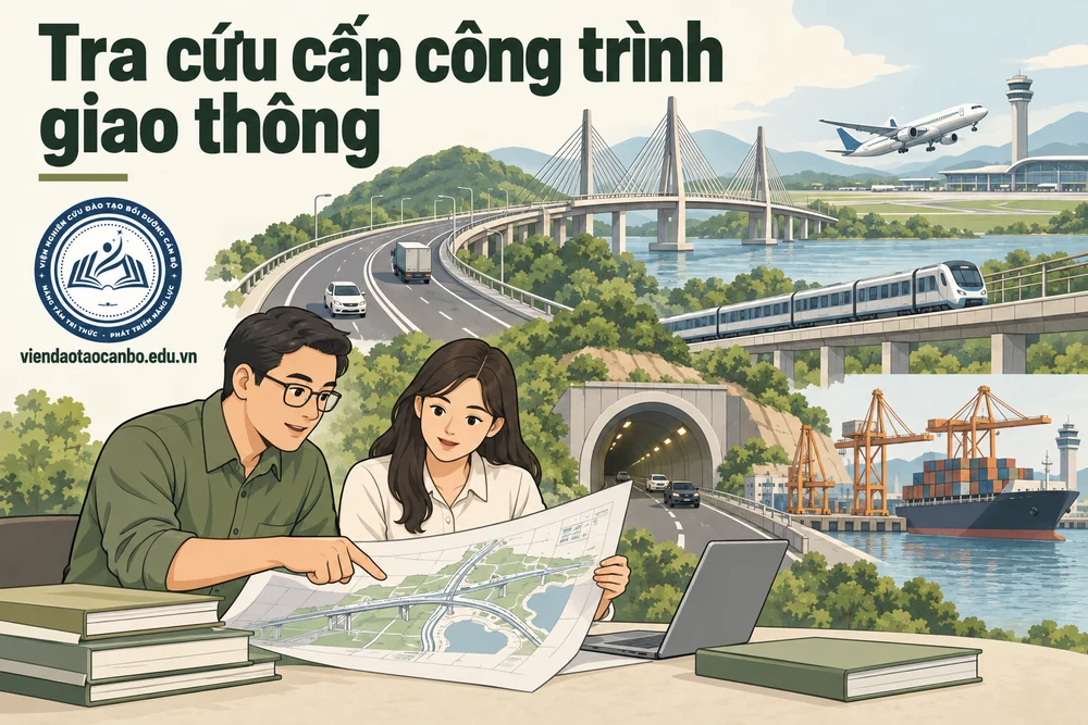 Tra cứu cấp công trình giao thông trong cấp công trình giao thông theo Thông tư 34/2026: đường bộ, cầu, hầm, đường sắt, cảng, hàng không