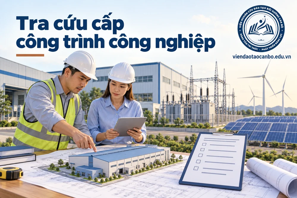Tra cứu cấp công trình công nghiệp trong cấp công trình công nghiệp theo Thông tư 34/2026: nhà xưởng, trạm biến áp, điện mặt trời, điện gió cấp mấy