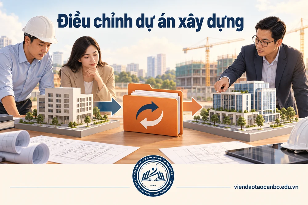Điều chỉnh dự án xây dựng trong điều chỉnh dự án đầu tư xây dựng: trường hợp được điều chỉnh, thẩm định lại, thẩm quyền và các tình huống
