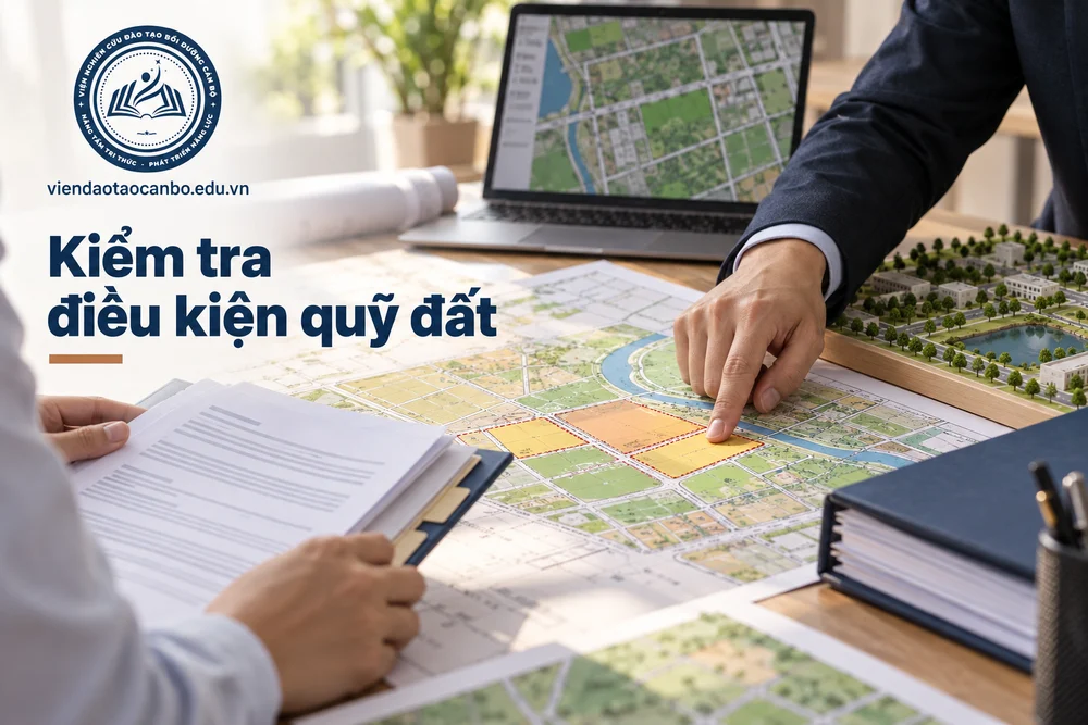 Kiểm tra điều kiện quỹ đất trong đấu thầu dự án có sử dụng đất theo Nghị định 274/2026: điều kiện, quy trình, hồ sơ và 16 tình huống