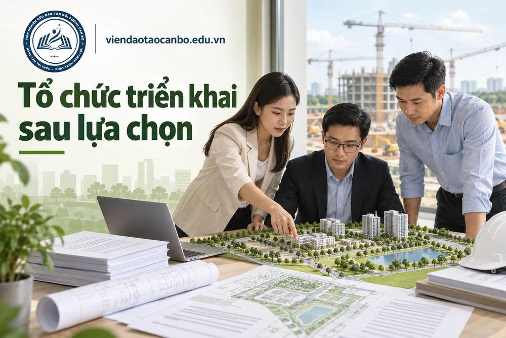 Tổ chức triển khai sau lựa chọn trong đấu thầu dự án có sử dụng đất theo Nghị định 274/2026: điều kiện, quy trình, hồ sơ và 16 tình huống