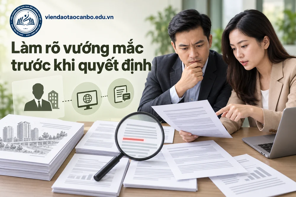Làm rõ vướng mắc trước khi quyết định trong xử lý tình huống trong lựa chọn nhà đầu tư: chỉ một nhà đầu tư quan tâm, kiến nghị, qua mạng và 16 tình huống