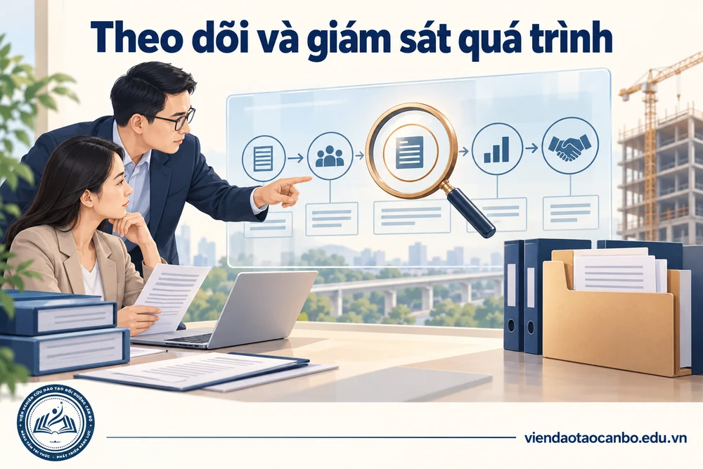 Theo dõi và giám sát quá trình trong xử lý tình huống trong lựa chọn nhà đầu tư: chỉ một nhà đầu tư quan tâm, kiến nghị, qua mạng và 16 tình huống