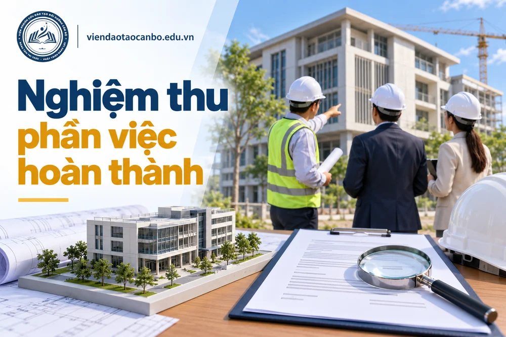 Nghiệm thu phần việc hoàn thành trong mẫu biên bản nghiệm thu công việc, giai đoạn, hoàn thành theo Nghị định 207: cách điền và các tình huống