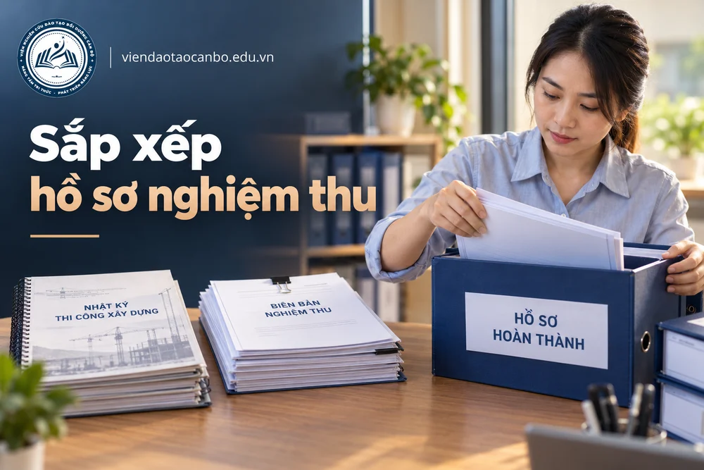 Sắp xếp hồ sơ nghiệm thu trong mẫu biên bản nghiệm thu công việc, giai đoạn, hoàn thành theo Nghị định 207: cách điền và các tình huống