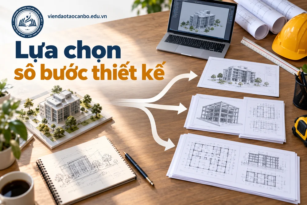Lựa chọn số bước thiết kế trong các bước thiết kế xây dựng theo Luật 2025: thiết kế cơ sở, FEED, kỹ thuật, bản vẽ thi công và hồ sơ thiết kế