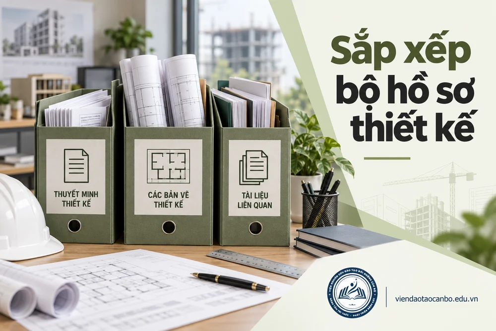 Sắp xếp bộ hồ sơ thiết kế trong các bước thiết kế xây dựng theo Luật 2025: thiết kế cơ sở, FEED, kỹ thuật, bản vẽ thi công và hồ sơ thiết kế