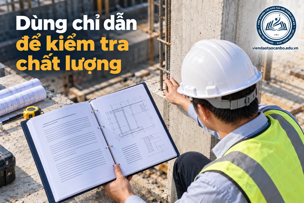 Dùng chỉ dẫn để kiểm tra chất lượng trong chỉ dẫn kỹ thuật là gì: khi nào phải lập riêng, ai lập, ai phê duyệt, dùng trong thi công và nghiệm thu