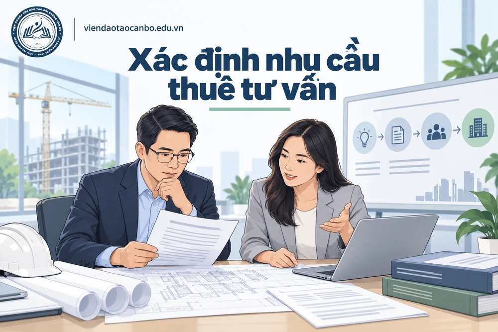 Xác định nhu cầu thuê tư vấn trong tư vấn quản lý dự án: làm gì, điều kiện năng lực, có được kiêm giám sát, tư vấn đấu thầu không?
