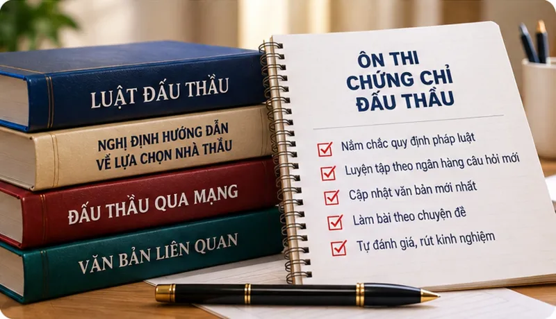Phương pháp ôn thi chứng chỉ đấu thầu Phương pháp ôn thi chứng chỉ đấu thầu