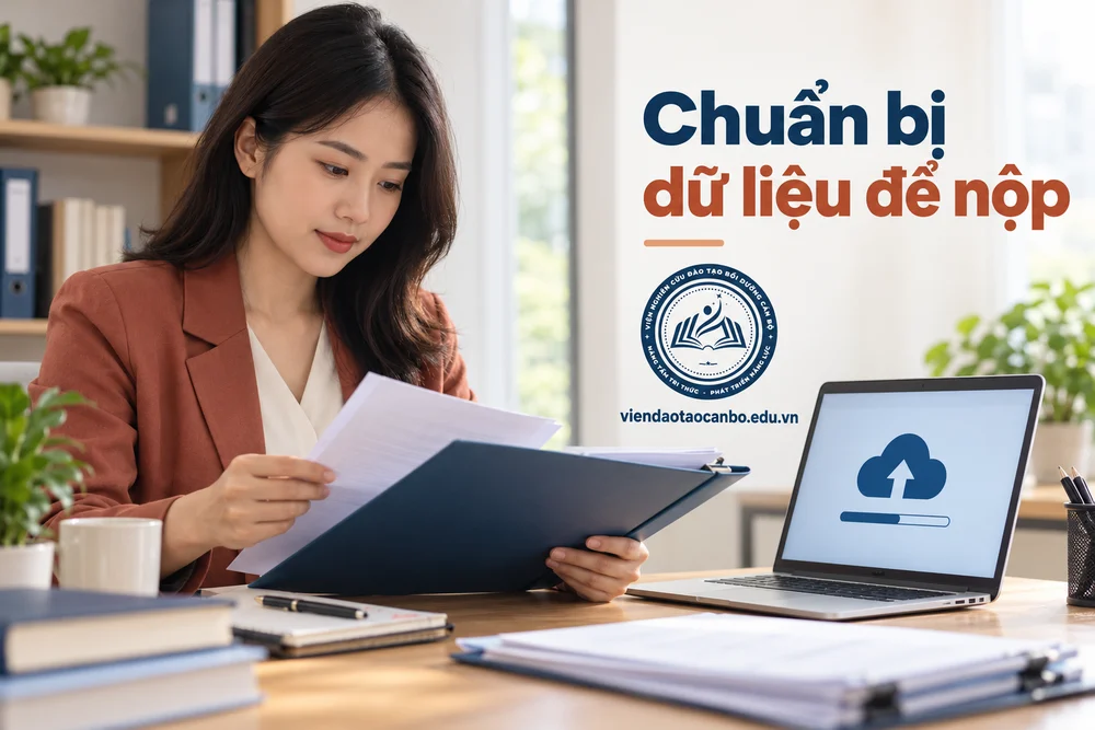 Chuẩn bị dữ liệu để nộp